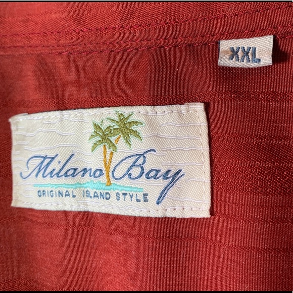 Milano Bay Men’s XXL Short Sleeve Hawaiian Shirt - Picture 5 of 9